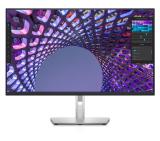 Dell P3223QE, 31.5" LED Anti-Glare, IPS Panel, 5ms, 1000:1, 350 cd/m2, 4K 3840x2160, 99% Srgb, HDMI, DP, USB Type-C, 4x USB 5 Gbps., RJ45, ComfortView Plus, 90W PD, Height Adjustable, Pivot, Swivel, Tilt, Black