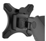 Neomounts Next One Desk Mount, single display (topfix clamp &grommet)
