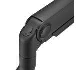 Neomounts Next One Desk Mount, single display (topfix clamp &grommet)