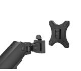 Neomounts Next One Desk Mount, double display (topfix clamp &grommet)