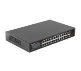 Lanberg Switch 24 x 100MB POE+/2 x Combo Rack 19" Gigabit Ethernet, 250W
