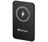Verbatim MCP-5BK Power Pack 5000 mAh with UBS-C PD 20W / Magnetic Wireless Charging 15W Black