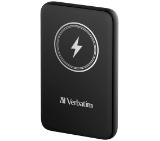Verbatim MCP-10BK Power Pack 10000 mAh with UBS-C PD 20W / Magnetic Wireless Charging 15W Black