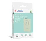 Verbatim MCP-5GN Power Pack 5000 mAh with UBS-C PD 20W / Magnetic Wireless Charging 15W Green