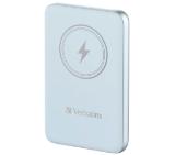 Verbatim MCP-10BE Power Pack 10000 mAh with UBS-C PD 20W / Magnetic Wireless Charging 15W Blue