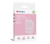 Verbatim MCP-10PK Power Pack 10000 mAh with UBS-C PD 20W / Magnetic Wireless Charging 15W Pink