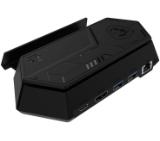MSI Nest Docking Station with USB-C Cable, compatible with All MSI Claw gaming handhelds, USB-C w/PD 100W, HDMI 2.0 (4K/60Hz), USB-C 3.2 (5Gb/s), 2 x USB-A 3.2 (5Gb/s), RJ45 (10/100/1000 Mbps), 16.5 x 8 x 3.65cm, 0.206kg