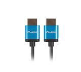 Lanberg HDMI M/M V2.0 4K cable 0.5m, slim, black