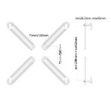 Neomounts VESA Conversion Plate - Apple MAC to VESA 75x75