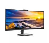 Philips 34E1C5600HE, 34" Curved 1500R VA WLED, 3440x1440@100Hz, 4ms GtG, 1ms MPRT, 300cd m/2, 3000:1, Mega Infinity DCR, Adaptive Sync, FlickerFree, Low Blue Light, 5Wx2, 5mp FHD Cam, Tilt, Height Adjust, HDMI, DP, USB hub