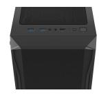 Fury PC Case Shobo SH4 RGB Midi Tower, Window, Black