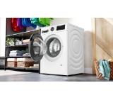 Bosch WGG242Z2BY, SER6, Washing machine 9kg, A, 1200rpm, 51/71dB(A), Iron Assist, AntiStain 4, waveDrum 65l, white-blackgrey door