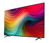 LG 75NANO81T3A, 75" 4K HDR Smart Nano Cell TV, 3840x2160, DVB-T2/C/S2, AI Alpha 5 Gen7, HDR 10 PRO, webOS 24, ThinQ AI, WiFi, Clear Voice, AI Upscaling, Bluetooth, Hdmi, CI, LAN, AirPlay2, SPDIF, 2 Pole stand, Silver