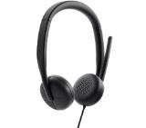 Dell Wired Headset WH3024 + Dell Wired Headset Ear Cushions - HE324