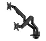 Neomounts Next Slim Desk Mount, double display (topfix clamp & grommet)