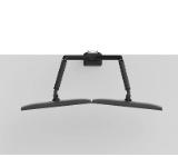 Neomounts Next Slim Desk Mount, double display (topfix clamp & grommet)