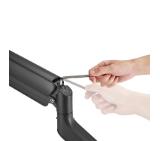 Neomounts Next Core Desk Mount 1 Ultra Wide Curved screen (topfix clamp & grommet)