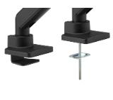 Neomounts Next Core Desk Mount 1 Ultra Wide Curved screen (topfix clamp & grommet)