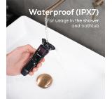 Beurer MN8X rotary shaver, 360° flexible shaver head, Magnetic fixation, LED display, Waterproof (IPX7), Quick-charge function  (10 min OT; 5 min CT), Incl. charger and storage station, protective cap and cleaning brush
