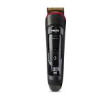 Beurer MN4X beard styler, 2 Attachments, slim titanium contour blade, Battery and mains operation, LED display, 10 cutting lengths, 2 comb attachments with length adjustment: 3-7 and 8-12 mm,Water-resistant