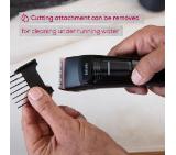 Beurer MN5X hair clipper, 7 Attachments, 6 adjustable cutting lengths and 4-stage fine adjustment, LED display with battery display, Battery and mains operation, travel lock display and charge display, storage bag