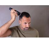 Beurer MN5X hair clipper, 7 Attachments, 6 adjustable cutting lengths and 4-stage fine adjustment, LED display with battery display, Battery and mains operation, travel lock display and charge display, storage bag