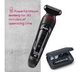 Beurer MN9X body groomer, 11 attachments with 16 cutting lengths for trimming and shaving on the entire body, Waterproof (IPX7),  Quick-charge function, LED display, Incl. practical hard case