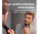 Beurer MN9X body groomer, 11 attachments with 16 cutting lengths for trimming and shaving on the entire body, Waterproof (IPX7),  Quick-charge function, LED display, Incl. practical hard case