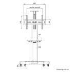 Neomounts Mobile Flat Screen Floor Stand (32-75")