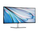 Dell U3425WE, 34.14'' IPS Anti-Glare, UltraSharp Curved, 21:9, 5ms, 2000:1, 300 cd/m2, WQHD 3440x1440, 120 Hz, sRGB 100%, HDMI, DP, USB 3.2 Hub, USB-C Hub, Speakers, RJ45, KVM, PiP, PbP, ComfortView, PD 90W, Height Adjustable, Swivel, Tilt