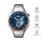 Huawei Watch GT5 Pro Vili-B29M, 1.43", Amoled, 466x466, PPI 326, BT5.2, BLE/BR/EDR, 524mAh, 40-meter free diving, HUAWEI TruSense System, ECG analysis, Battery life up to 14 days, Compatible with iOS and Android devices, Titanium