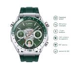 Huawei Watch Ultimate Green Woods-B19, Titanium, 1.5", LTPO Amoled, Color circular touchscreen, 466 x 466; PPI 311, Microphone&Speaker, BT 5.2 BLE/BR/EDR, Dual band, 10 ATM,  530 mAh, Battery Life 14 days