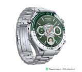 Huawei Watch Ultimate Green Woods-B19, Titanium, 1.5", LTPO Amoled, Color circular touchscreen, 466 x 466; PPI 311, Microphone&Speaker, BT 5.2 BLE/BR/EDR, Dual band, 10 ATM,  530 mAh, Battery Life 14 days