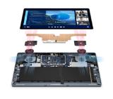 Dell Latitude 7350 Detachable, Intel Core Ultra 7 164U (12MB cache, 12 cores, up to 4.8 GHz), 13 3K (2880x1920) IPS Touch AR, 16GB LPDDR5x 6400MT/s onboard, Integrated Intel Graphics, 512GB SSD PCIe M.2, 8MP HDR IR Cam and Mic, Wi-Fi 7, FPR, Active Pen