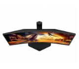 AOC C27G4ZXU, 27" Curved 1500R VA WLED, 1920x1080@280Hz, 1ms GtG, 0.3msMPRT, 300cd m/2, 4000:1, 80M:1 DCR, Adaptive Sync, FlickerFree, Low Blue Light, 2Wx2, Tilt, Height Adjust, Swivel, 2xHDMI, DP, USB hub