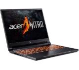 Acer Nitro 16, ANV16-71-71N0, Intel Core i7-14650HX (up to 5.2GHz, 30MB), 16" WUXGA (1920x1200)IPS, 165Hz, 16GB DDR5(1 slot free), 1024GB PCIe NVMe SSD, GeForce RTX 4060 8GB GDDR6, Wi-Fi 6 AX201+BT5.1, Killer E2650, HD Cam, KB Backlight, No OS, Black