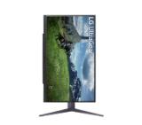 LG 27GS85Q-B, 27", UltraGear™ QHD Nano IPS, 1ms, AG, QHD (2560x1440), 200Hz, HDR 400, 1000:1, 400cd/m2, DCI-P3 98%, USB3.0 (1up/2down), AMD Free-sync, NVIDIA G-Sync, HDMI, DisplayPort, Height adjustment, Tilt, Pivot, Headphone Out, Black