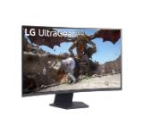 LG 32GS60QC-B, 31.5" UltraGear Curved Gaming VA, AG, 1ms, 180Hz, 3000:1, 300cd/m2, QHD (2560x1440), AMD FreeSync, HDR 10, sRGB 99%, HDMI, DisplayPort, Tilt, Headphone out, Black