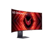 LG 45GS95QE-B, 44.5" Ultragear OLED 0.03ms (GtG), 21:9 Curved Gaming WQHD+ (3440x1440), 240HZ, 1500000:1, 1300 cd/m2, DCI-P3 98%, AMD FreeSync, NVIDIA G-Sync, VRR, HDR 400 ,PBP&PIP, USB Down/Up-stream, HDMI, DisplayPort, Tilt, Black