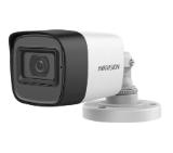 HikVision HD-TVI Audio Fixed Mini Bullet Camera 5 MP, 2.8mm, Smart IR, up to 30 m, DWDR, IP67, 12Vdc/3.7W, 4 in 1 video output (switchable TVI/AHD/CVI/CVBS), Audio over coaxial cable, built-in mic