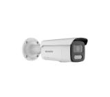 HikVision 2 MP AcuSense Fixed Bullet Network Camera with Strobe Light and Audible Warning, 4 mm, IR up to 60m, 120 dB WDR, 3D DNR, H.265+, IP67, Built-in microphone and speaker, Built-in memory card slot up to 256 GB, 12Vdc/PoE 12W