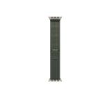 Apple Watch 49mm Loop: Green Trail Loop - M/L - Natural Titanium Finish