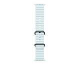 Apple Watch 49mm Band: Ice Blue Ocean Band - Black Titanium Finish