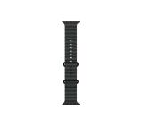 Apple Watch 49mm Band: Black Ocean Band - Black Titanium Finish