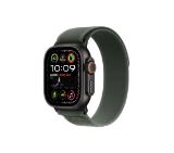 Apple Watch 49mm Loop: Green Trail Loop - M/L - Black Titanium Finish