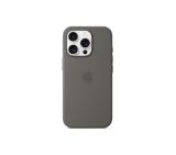 Apple iPhone 16 Pro Silicone Case with MagSafe - Stone Gray