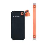 Verbatim Pocket SSD USB 3.2 Gen 2 1TB Black/Orange