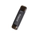 Transcend 128GB, External SSD, ESD310C, USB 10Gbps, Type C/A , Black