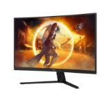 AOC CQ32G4VE, 31.5" Curved 1500R, Fast VA WLED, 2560x1440@180 Hz, 1ms GtG, 0.5ms MPRT, 300 cd/m2, 3500:1, 80M:1 DCR, Adaptive Sync, Flicker Free, Low Blue Light, Tilt, 2xHDMI, DP