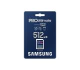 Samsung 512GB SD Card PRO Ultimate, U3, V30 , Read 200MB/s - Write 130MB/s